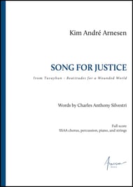 Song for Justice SSAA choral sheet music cover Thumbnail